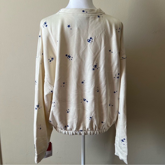 CHAMPION Athleticwear Adjustable Drawstring Hem Crewneck Pullover Sweatshirt NWT - Picture 10 of 11